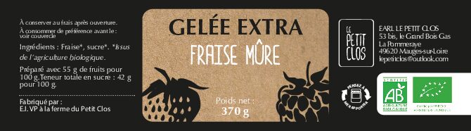Gelée fraise/mûre 370gr