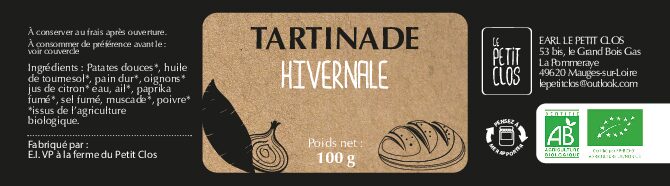 Tartinade hivernale 100gr